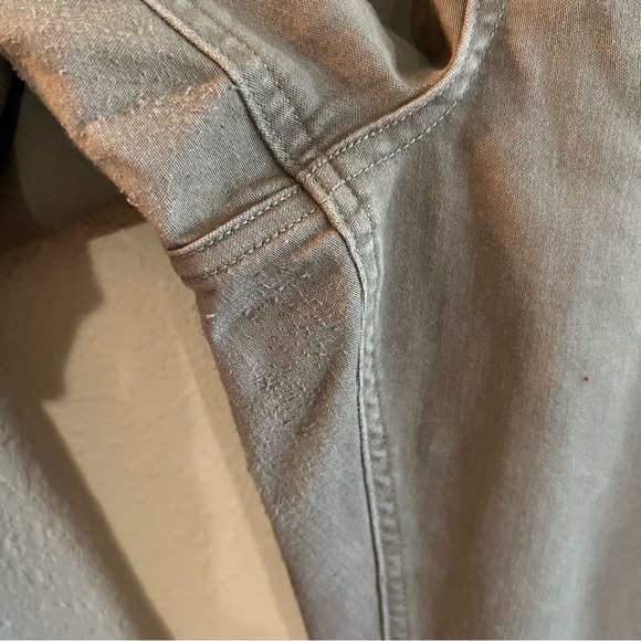 Liz Claiborne Gray/Tan Casual Pants size 14 mid rise - Picture 3 of 9